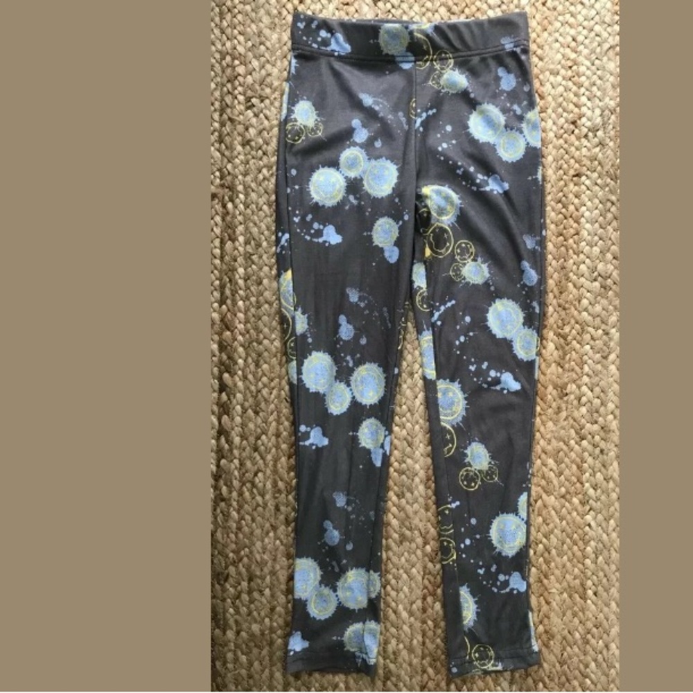 Nirvana Girls Smiley Face Leggings Size XS (4/5)
